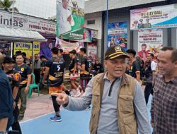 Ketua DPRD Kabupaten Tasikmalaya Hadiri Tournamen Volley Ball Pemuda Pancasila Cup 2022 Di Alun Alun Salawu