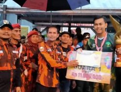 Puncak Final Tournament Bola Voli Pemuda Pancasila Cup Dimenangkan Oleh Tuan Rumah Dengan Disaksikan Oleh Beberapa Pejabat Daerah