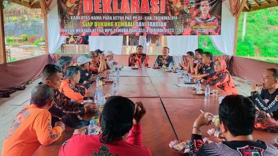Deklarasi 30 Ketua PAC Dorong Dani Fardian Kembali Nakhodai MPC Pemuda Pancasila Kabupaten Tasikmalaya Periode 2023-2027