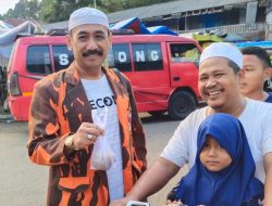 Jelang Akhir Ramadhan PAC Pemuda Pancasila Sodonghilir Gelar Bagi-Bagi Ratusan Takjil Di Jalan Utama Dan Terminal