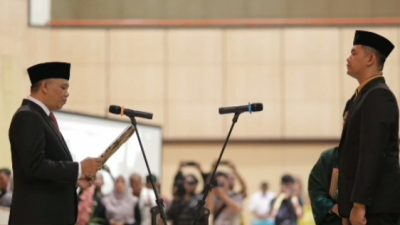DPRD Kabupaten Tasikmalaya Gelar Rapat Paripurna Pelantikan Fahmi Muzaki sebagai Anggota Dewan  PAW Pengganti Alm. Drs. Asep Hussein YS.M.Si Sisa Jabatan 2019-2024