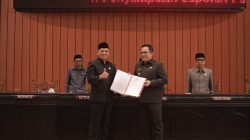 Sambutan Bupati Atas Penetapan Persetujuan Laporan Keterangan Pertanggungjawaban (LKPJ) Bupati Kabupaten Tasikmalaya Tahun 2023